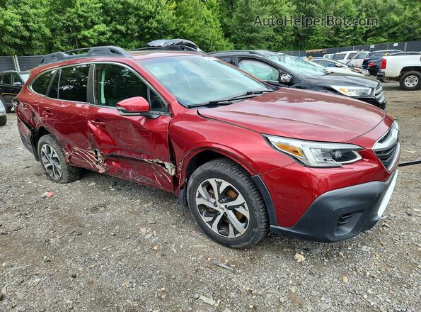 4S4BTANC5L3101378 2020 SUBARU OUTBACK Burgundy Front right
