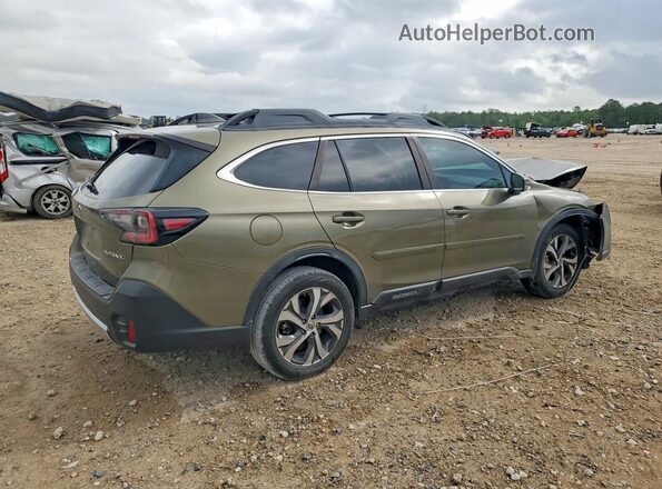 4S4BTANC5L3262121 2020 SUBARU OUTBACK Green Tył prawy