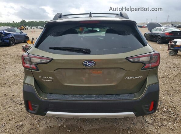 4S4BTANC5L3262121 2020 SUBARU OUTBACK Green Widok z tyłu
