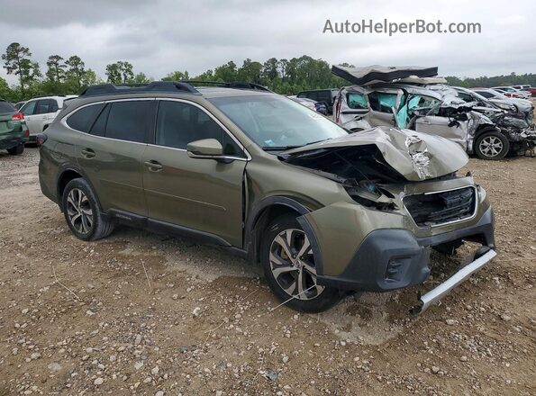 4S4BTANC5L3262121 2020 SUBARU OUTBACK Green Przód prawy