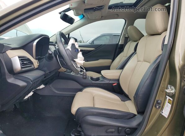 4S4BTANC5L3262121 2020 SUBARU OUTBACK Green Widok wnętrza z przodu