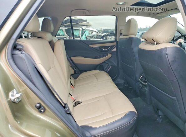 4S4BTANC5L3262121 2020 SUBARU OUTBACK Green Widok wnętrza z tyłu