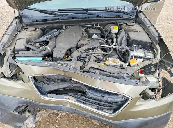 4S4BTANC5L3262121 2020 SUBARU OUTBACK Green Widok komory silnika