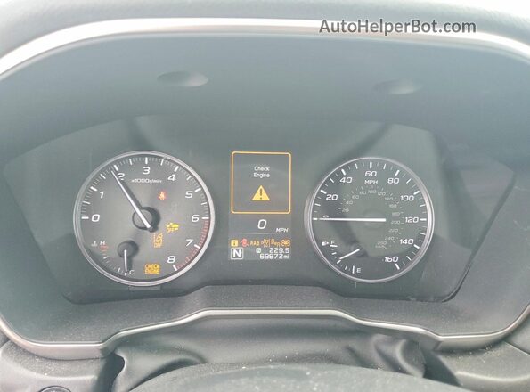 4S4BTANC5P3122608 2023 SUBARU OUTBACK Gray Instrument cluster view