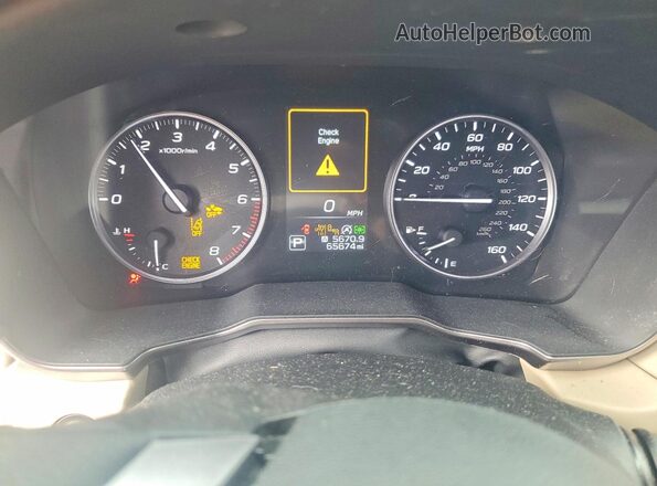 4S4BTANC5P3126786 2023 SUBARU OUTBACK Белый Вид щитка приборов