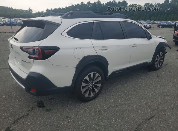 4S4BTANC5P3126786 2023 SUBARU OUTBACK Белый Задняя правая четверть