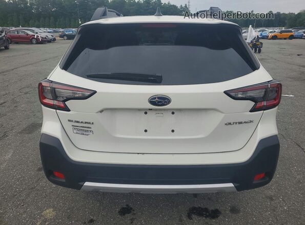 4S4BTANC5P3126786 2023 SUBARU OUTBACK Белый Вид сзади