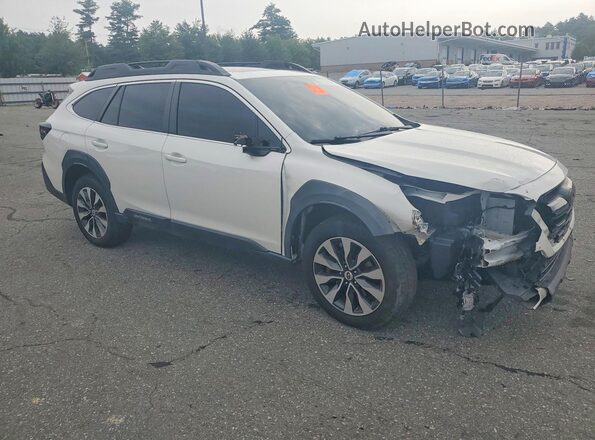 4S4BTANC5P3126786 2023 SUBARU OUTBACK Белый Передняя правая четверть