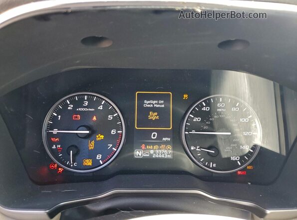 4S4BTANC5R3178910 2024 SUBARU OUTBACK White Вид щитка приладів