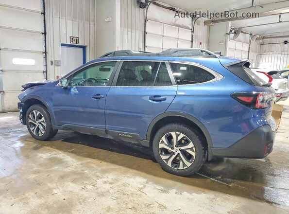 4S4BTANC6N3133226 2022 SUBARU OUTBACK Синий Задняя левая четверть