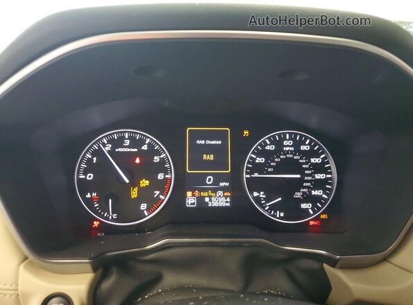 4S4BTANC6N3251552 2022 SUBARU OUTBACK Бежевый Вид щитка приборов