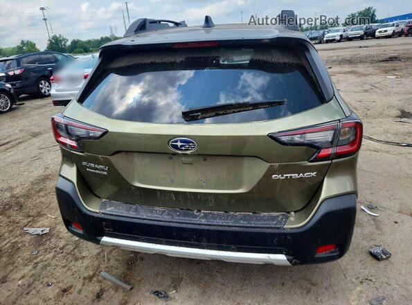 4S4BTANC6S3231801 2025 SUBARU OUTBACK Green Vista trasera