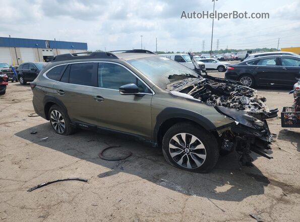 4S4BTANC6S3231801 2025 SUBARU OUTBACK Green Delantero derecho