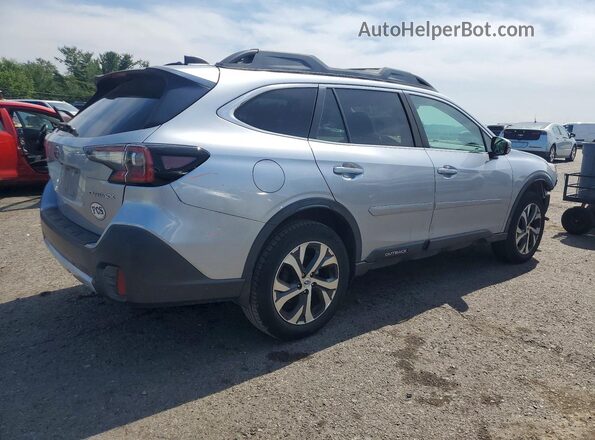 4S4BTANC7L3192072 2020 SUBARU OUTBACK Silver Задня права чверть