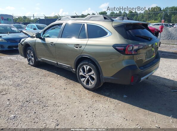 4S4BTANC7L3199135 2020 SUBARU OUTBACK Green Задня ліва чверть