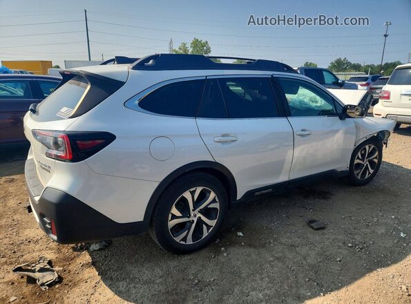 4S4BTANC7M3152706 2021 SUBARU OUTBACK Белый Задняя правая четверть