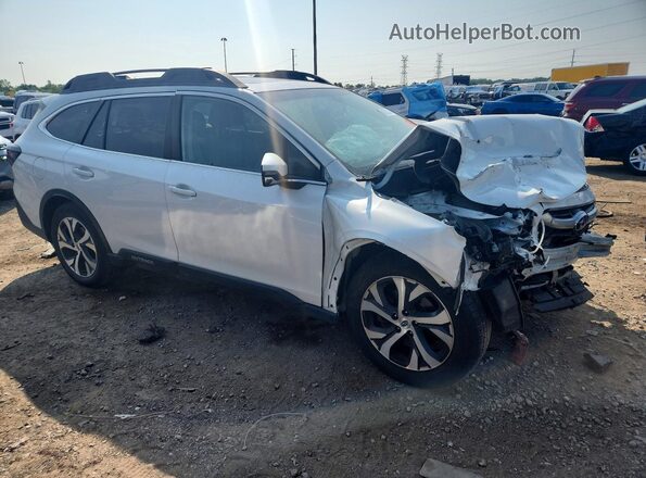 4S4BTANC7M3152706 2021 SUBARU OUTBACK Белый Передняя правая четверть