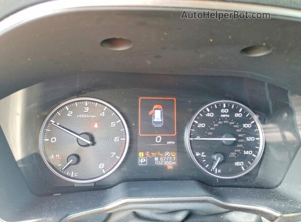 4S4BTANC8L3236578 2020 SUBARU OUTBACK Gray ხელსაწყოთა პანელის ხედი