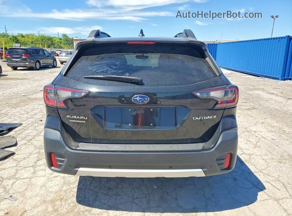4S4BTANC8M3152567 2021 SUBARU OUTBACK Черный Вид сзади