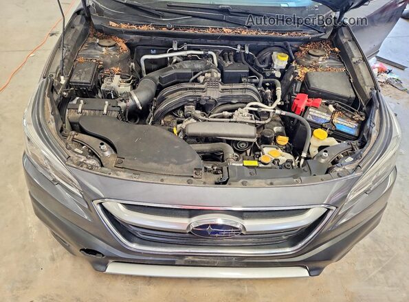 4S4BTANC8M3227560 2021 SUBARU OUTBACK Gray Engine compartment view