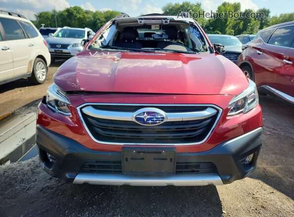 4S4BTANC8N3158161 2022 SUBARU OUTBACK Red Vista frontal