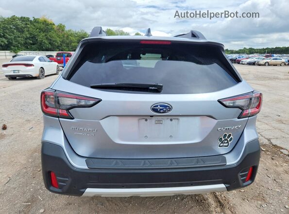4S4BTANC9L3193336 2020 SUBARU OUTBACK Silver Вид ззаду