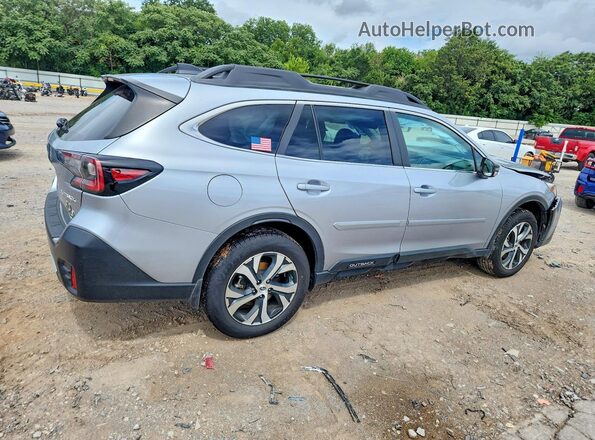 4S4BTANC9L3193336 2020 SUBARU OUTBACK Silver Задня права чверть