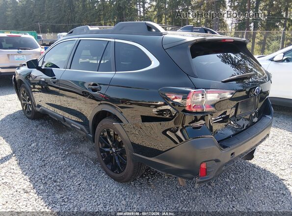 4S4BTANC9L3199766 2020 SUBARU OUTBACK Black Задня ліва чверть