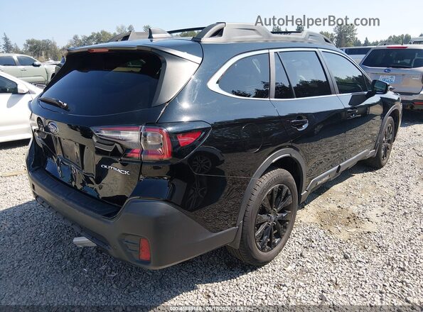 4S4BTANC9L3199766 2020 SUBARU OUTBACK Black Задня права чверть
