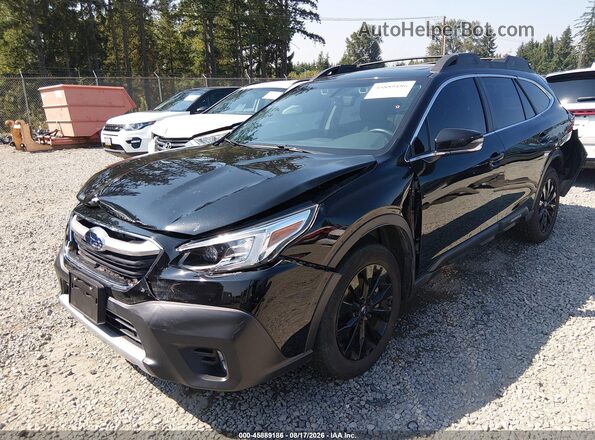 4S4BTANC9L3199766 2020 SUBARU OUTBACK Black Передня ліва чверть