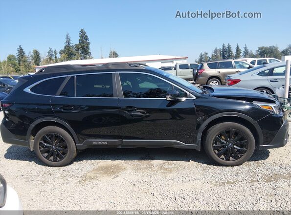 4S4BTANC9L3199766 2020 SUBARU OUTBACK Black Панорамний вид салону 360°
