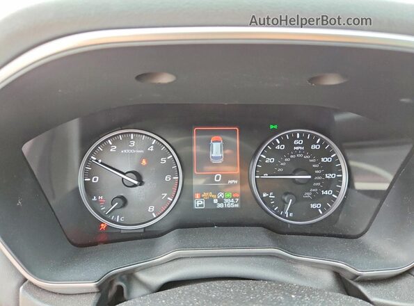 4S4BTANC9P3165719 2023 SUBARU OUTBACK Burgundy Instrument cluster view