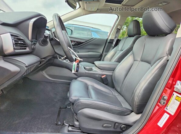 4S4BTANC9P3165719 2023 SUBARU OUTBACK Burgundy Front interior view