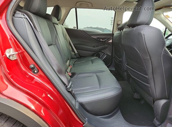 4S4BTANC9P3165719 2023 SUBARU OUTBACK Burgundy Rear interior view
