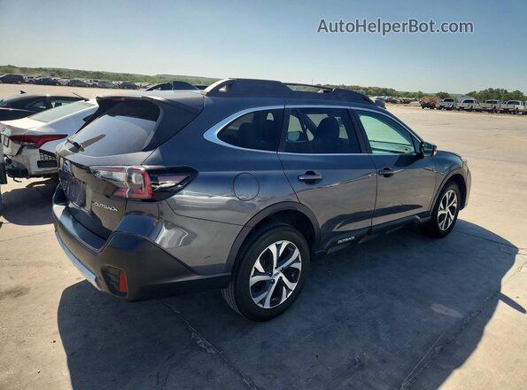 4S4BTANCXM3156605 2021 SUBARU OUTBACK Серый Задняя правая четверть