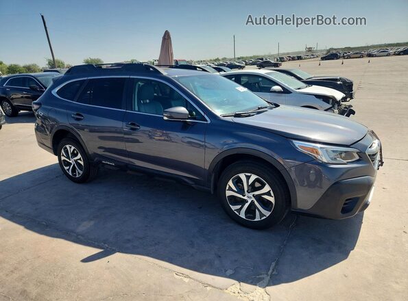 4S4BTANCXM3156605 2021 SUBARU OUTBACK Серый Передняя правая четверть