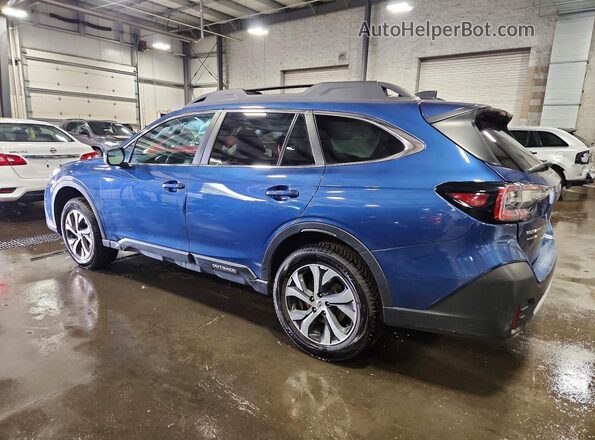4S4BTANCXN3192652 2022 SUBARU OUTBACK Blue Tył lewy
