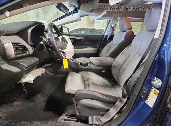 4S4BTANCXN3192652 2022 SUBARU OUTBACK Blue Widok wnętrza z przodu