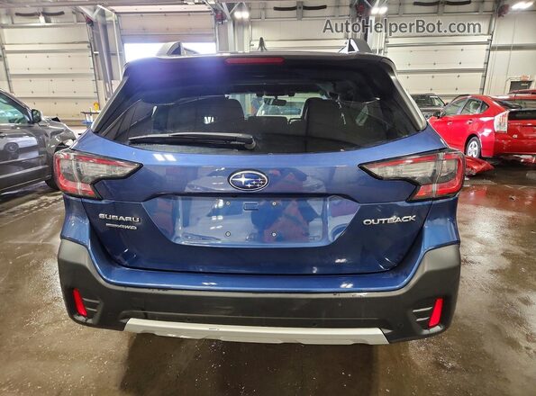 4S4BTANCXN3192652 2022 SUBARU OUTBACK Blue Widok z tyłu
