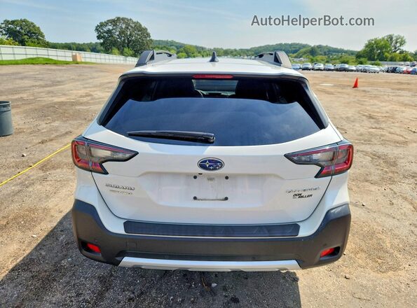 4S4BTANCXR3229639 2024 SUBARU OUTBACK Белый Вид сзади