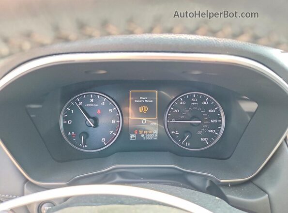 4S4BTANCXR3229639 2024 SUBARU OUTBACK Белый Вид щитка приборов