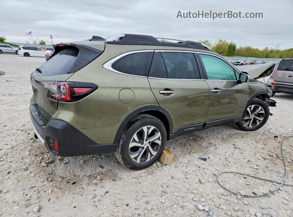 4S4BTAPC0N3150004 2022 SUBARU OUTBACK Green Tył prawy