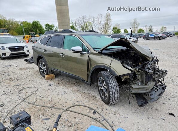 4S4BTAPC0N3150004 2022 SUBARU OUTBACK Green Przód prawy