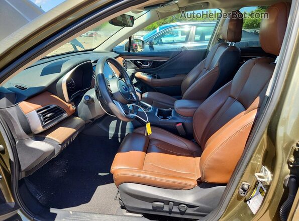 4S4BTAPC1M3113672 2021 SUBARU OUTBACK Green Front interior view