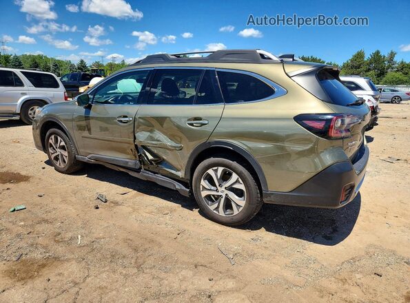 4S4BTAPC1M3113672 2021 SUBARU OUTBACK Green Rear left