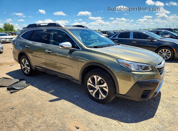 4S4BTAPC1M3113672 2021 SUBARU OUTBACK Green Front right