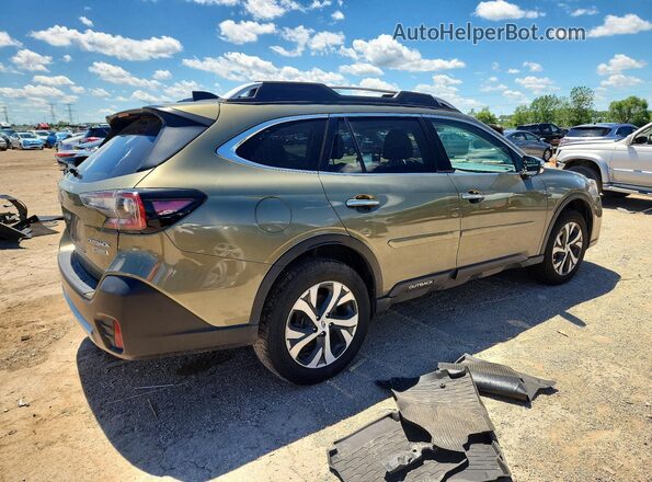 4S4BTAPC1M3113672 2021 SUBARU OUTBACK Green Rear right