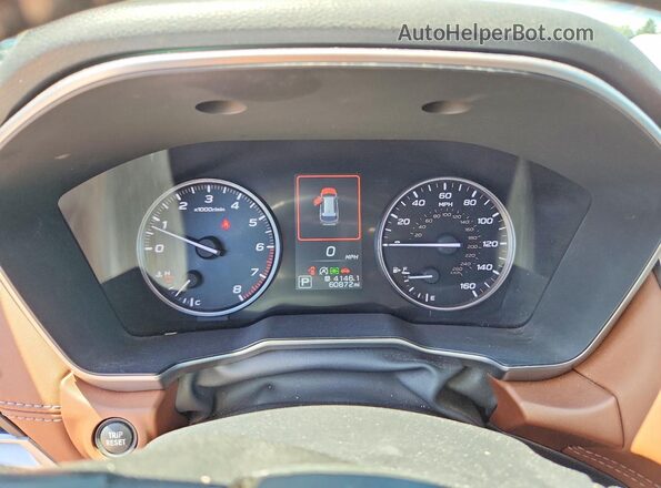 4S4BTAPC1M3113672 2021 SUBARU OUTBACK Green Instrument cluster view