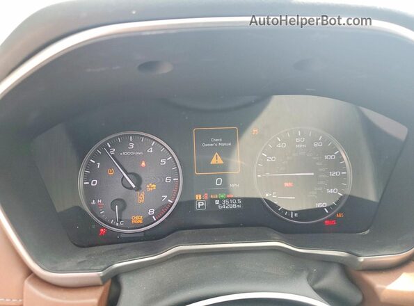 4S4BTAPC1N3253996 2022 SUBARU OUTBACK Угольный Вид щитка приборов
