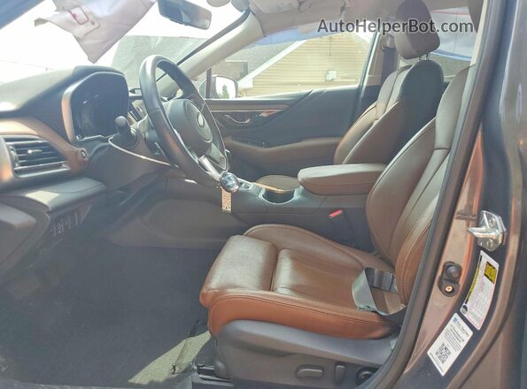 4S4BTAPC1N3253996 2022 SUBARU OUTBACK Угольный Вид салона спереди